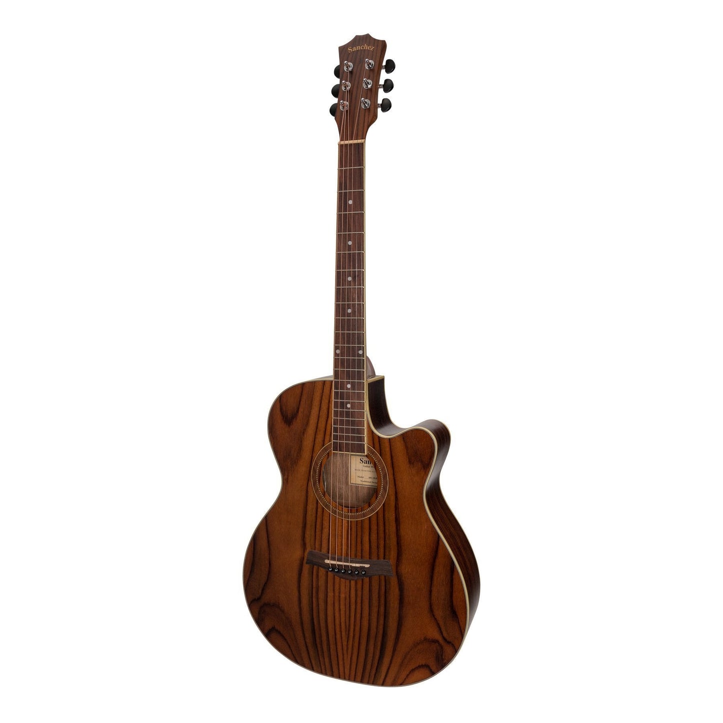 Load image into Gallery viewer, Sanchez Acoustic-Electric Small Body Cutaway Guitar (Rosewood)
