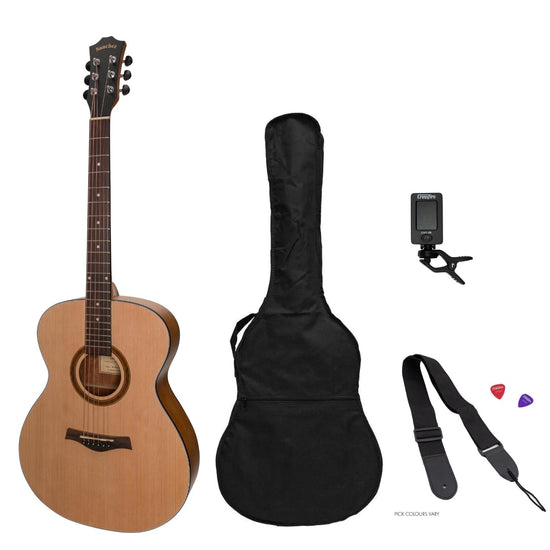 Sanchez Acoustic Small Body Guitar Pack (Spruce/Acacia)