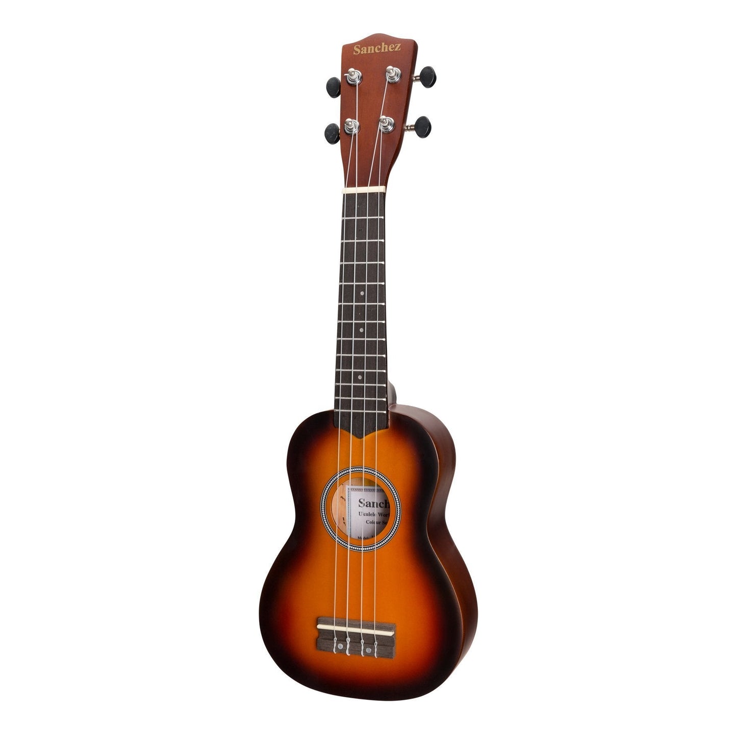 Sanchez 'Colourburst Series' Soprano Ukulele (Old Vintageburst)