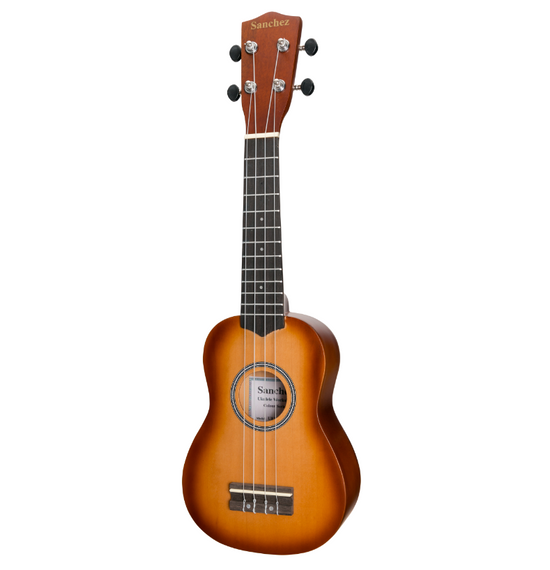 Sanchez 'Colourburst Series' Soprano Ukulele (Tobacco Burst)