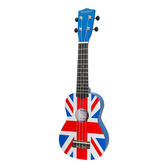 Sanchez 'Friendly Folk' Soprano Ukulele (Blue/UK Flag)