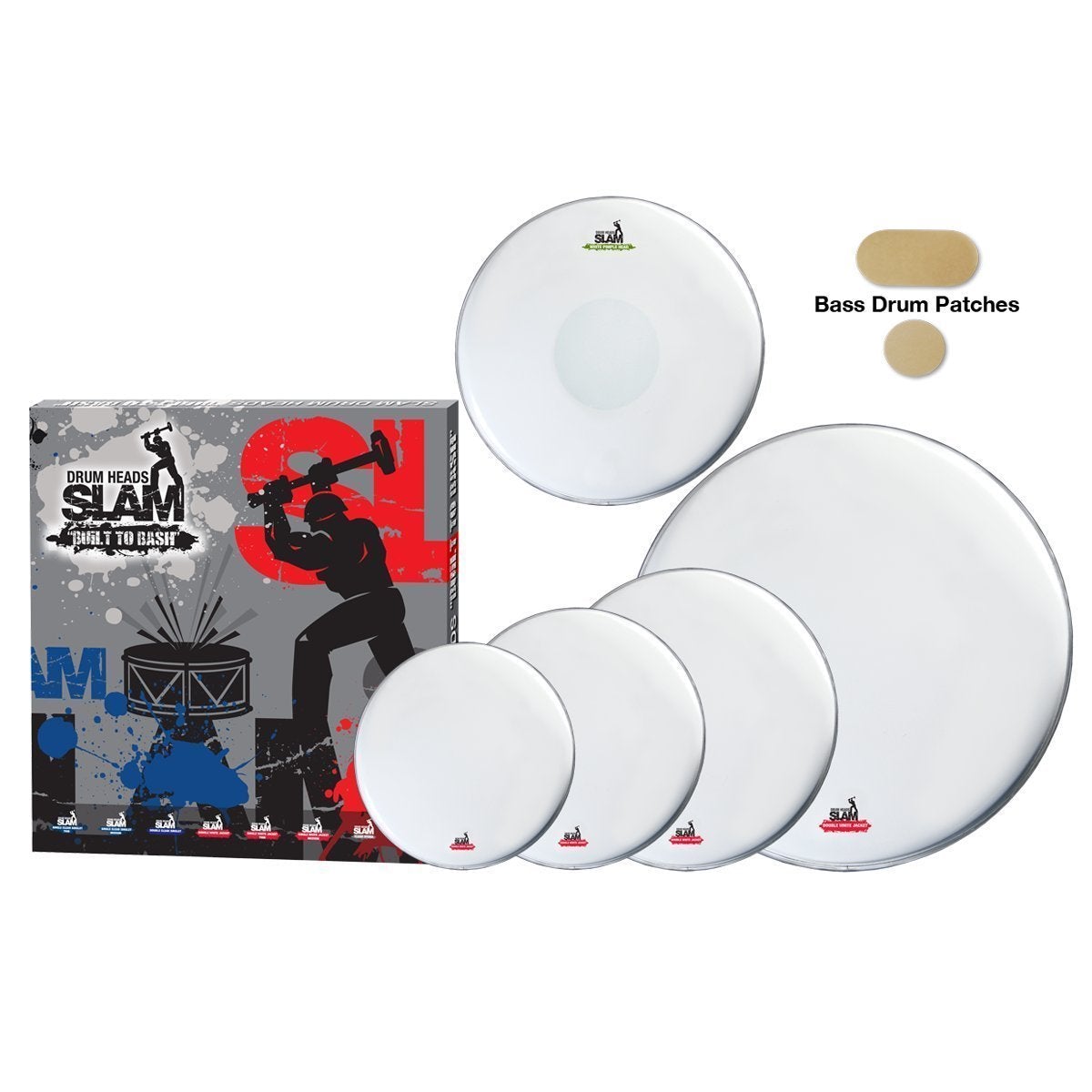 Double ply shop drum heads