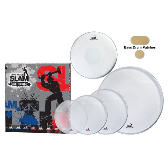 Slam Ringer Clear Drum Head Pack (10"T/12"T/14"T/14"S/20"BD)
