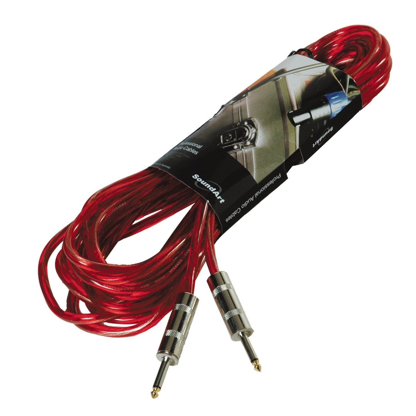 SoundArt Braided PA Speaker Cable with Jack to Jack Connectors (10m)