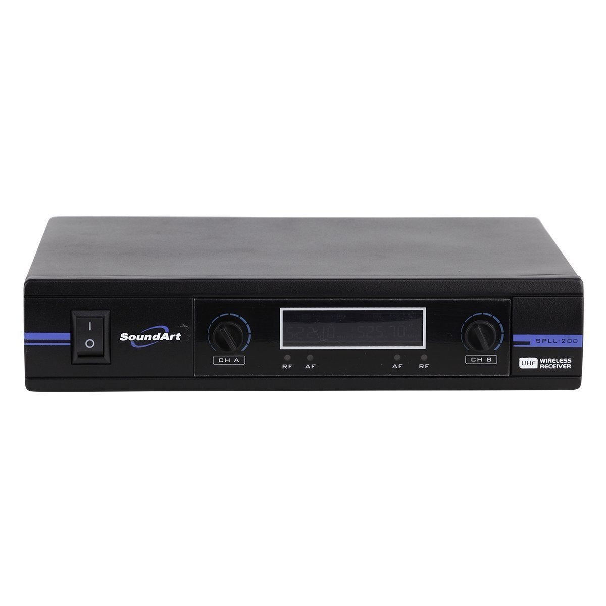 SoundArt Deluxe Dual Channel Wireless Microphone System with Lapel, Headset and Handheld Mics