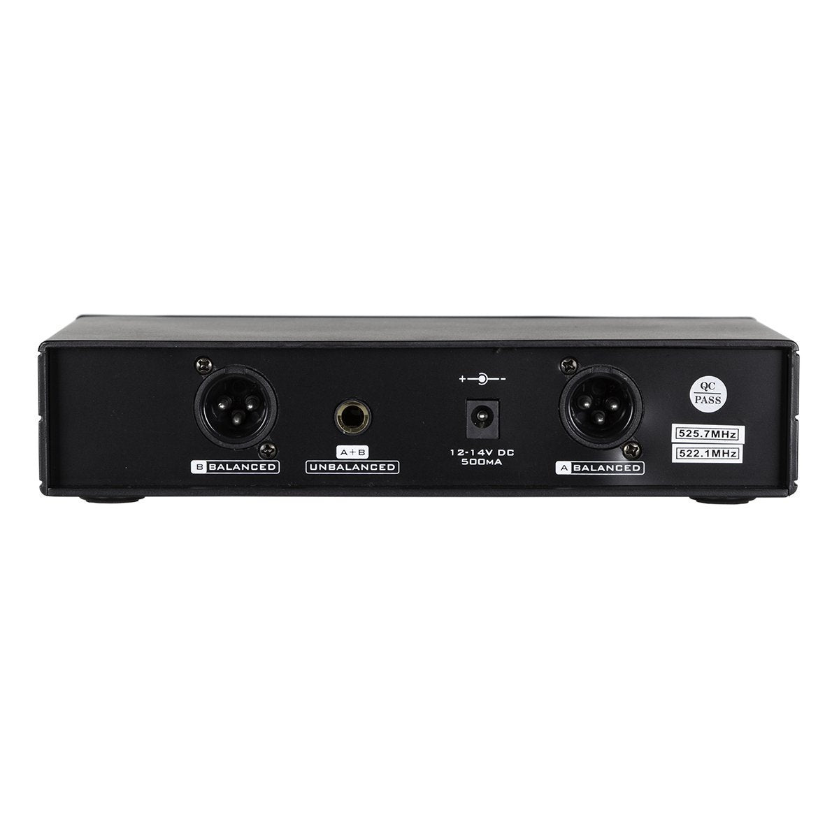 SoundArt Deluxe Dual Channel Wireless Microphone System with Lapel, Headset and Handheld Mics