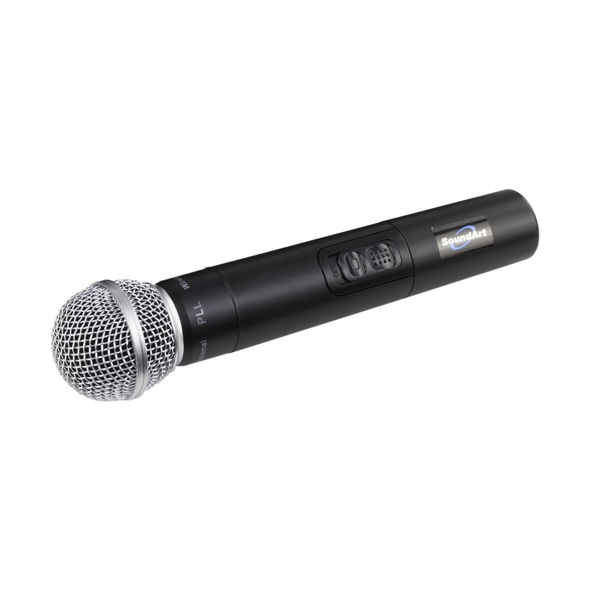 SoundArt Deluxe Dual Channel Wireless Microphone System with Lapel, Headset and Handheld Mics