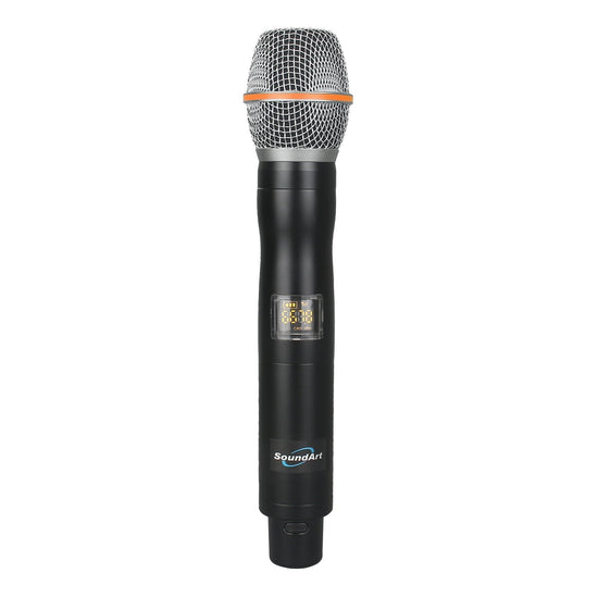 SoundArt Dual Channel UHF Wireless Microphone System with 2 x Handheld Mics