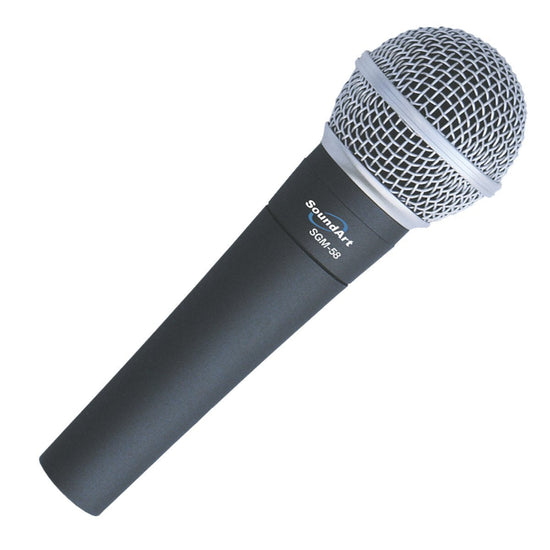 SoundArt SGM-58 Hand-Held Dynamic Microphone with Protective Bag