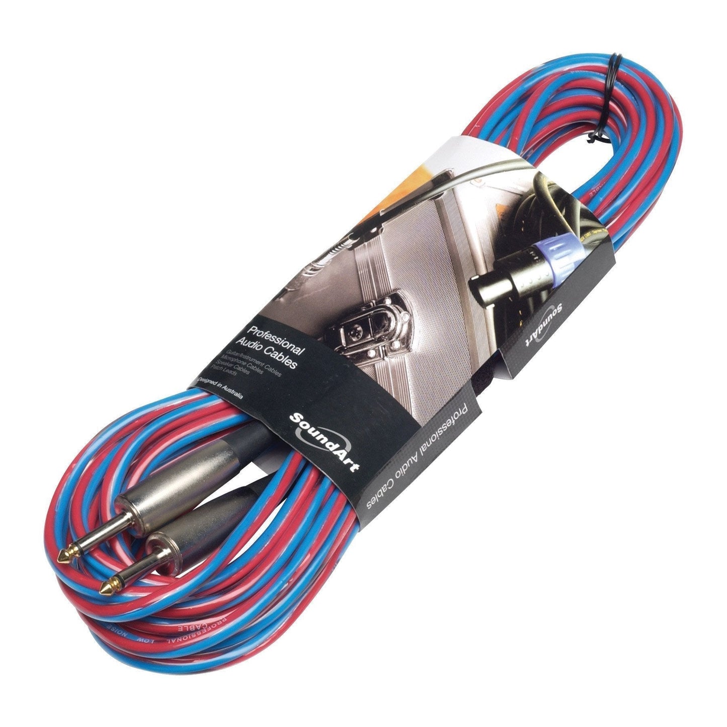 SoundArt Shielded PA Speaker Cable with Jack to Jack Connectors (10m)