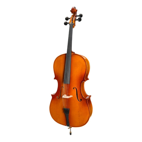 Steinhoff 1/4 Size Solid Top Student Cello Set (Natural Gloss)