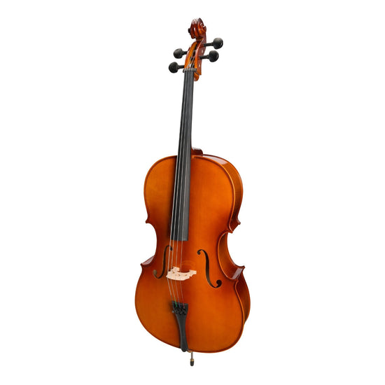Steinhoff 3/4 Size Solid Top Student Cello Set (Natural Gloss)
