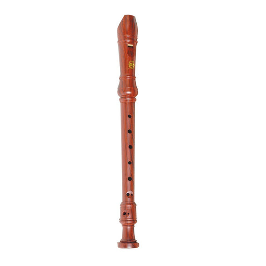 Steinhoff 'Wood-Look' Recorder for Kids with Cleaning Rod and Pouch