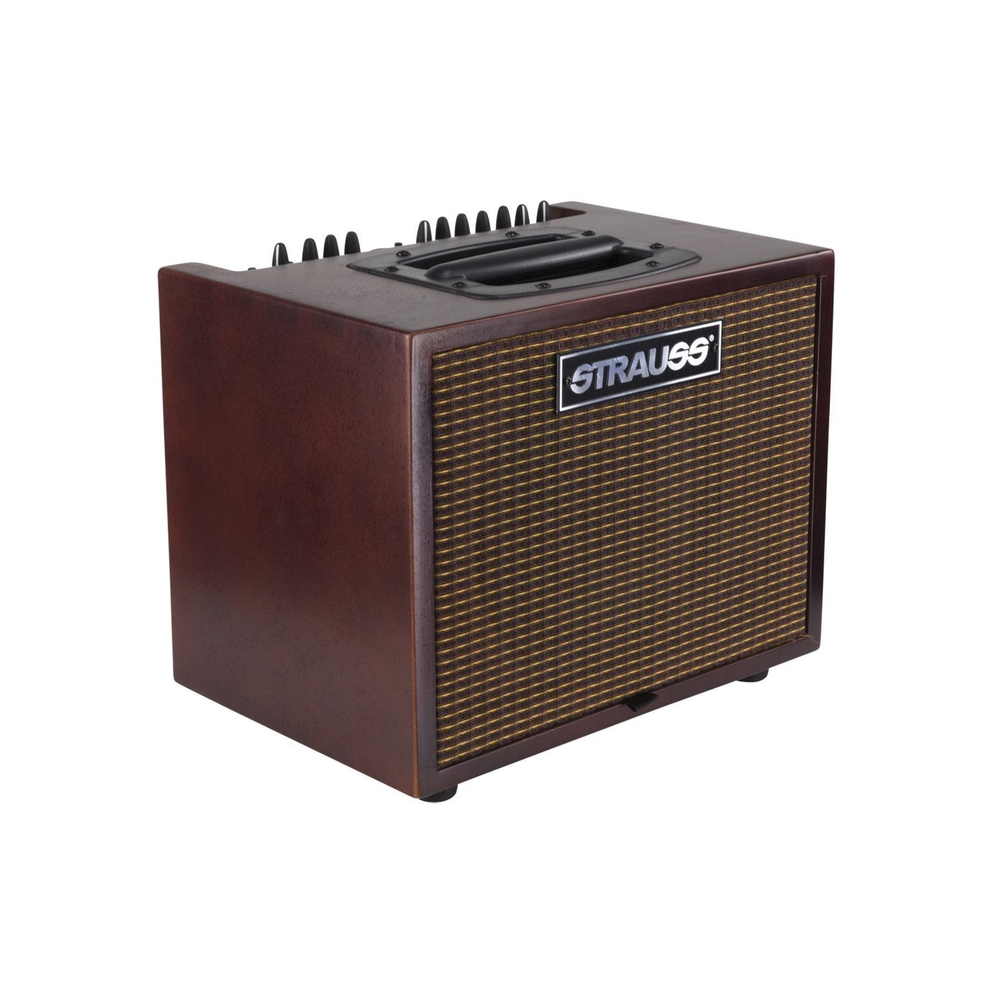 Strauss 60 Watt Acoustic Guitar Combo Amplifier with Effects (Redwood)