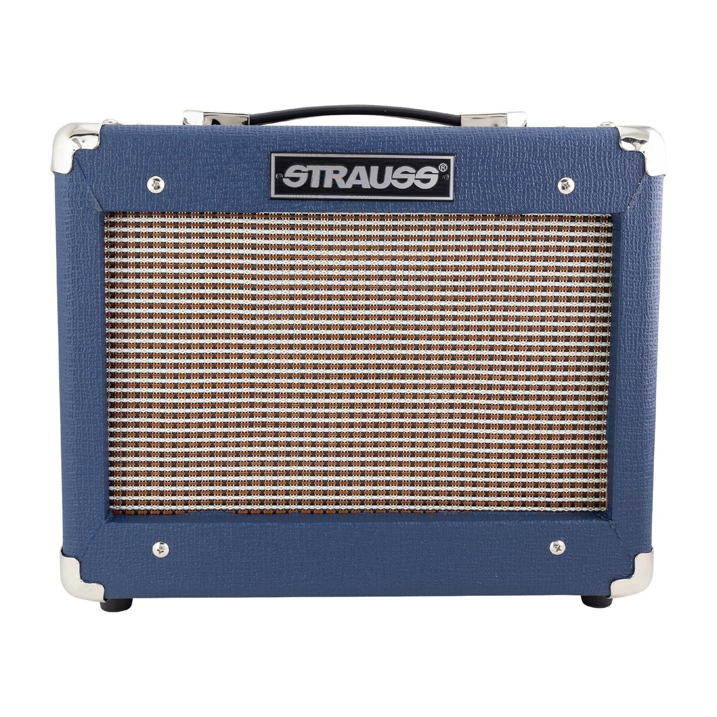 Load image into Gallery viewer, Strauss &amp;#39;Legacy&amp;#39; 15 Watt Solid State Guitar Practice Amplifier (Blue)
