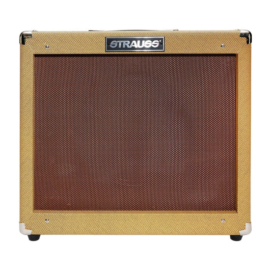 Strauss 'Legacy Vintage' 50 Watt Combo Solid State Guitar Amplifier (Tweed)