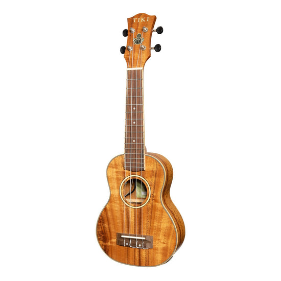 Tiki '3 Series' Koa Electric Soprano Ukulele with Gig Bag (Natural Satin)