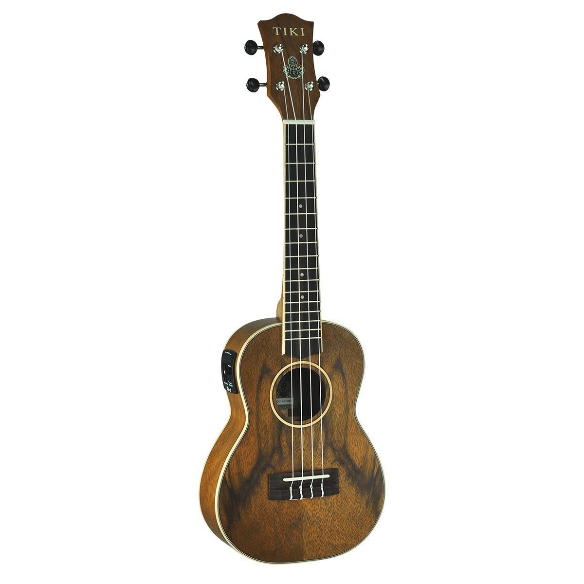 Tiki 4 Series Daowood Electric Concert Ukulele with Gig Bag