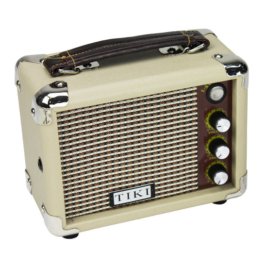 Tiki 5 Watt Portable Ukulele Amplifier (Vintage White)