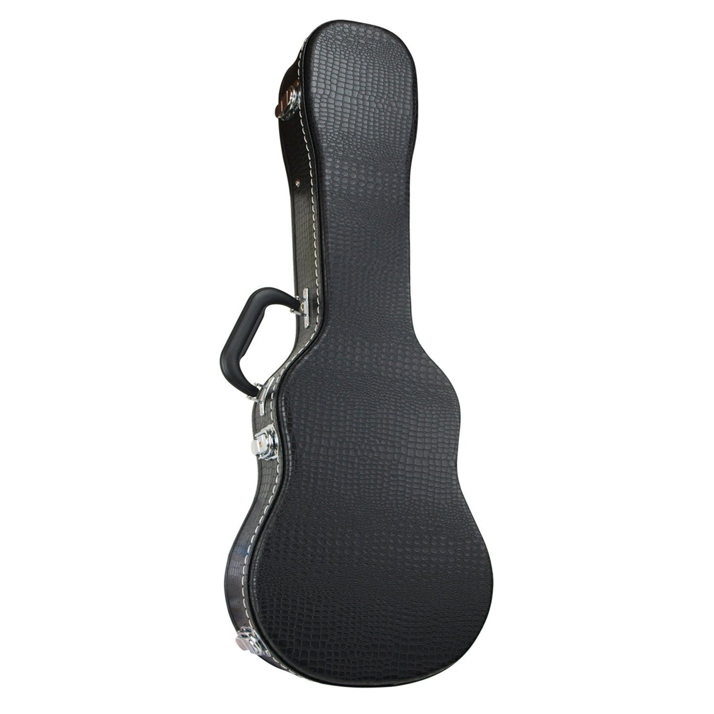 Tiki Deluxe 'Croc' Concert Ukulele Hard Case (Black)