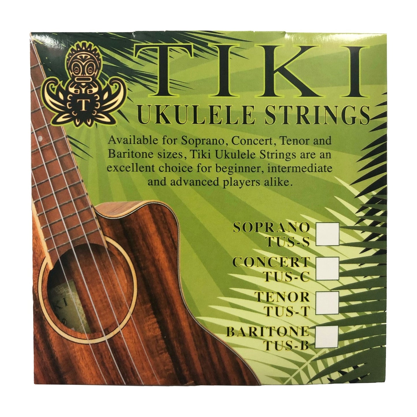 Tiki Soprano Ukulele String Set GCEA