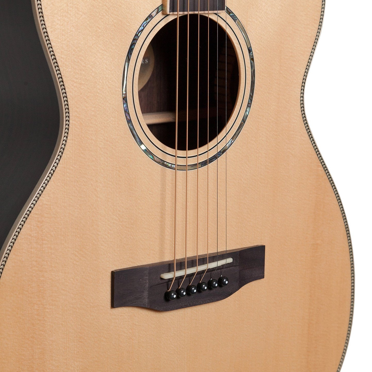 Timberidge '9 Series' Spruce Solid Top and Rosewood Solid Back & Sides Acoustic-Electric Small Body Cutaway Guitar (Natural Gloss)