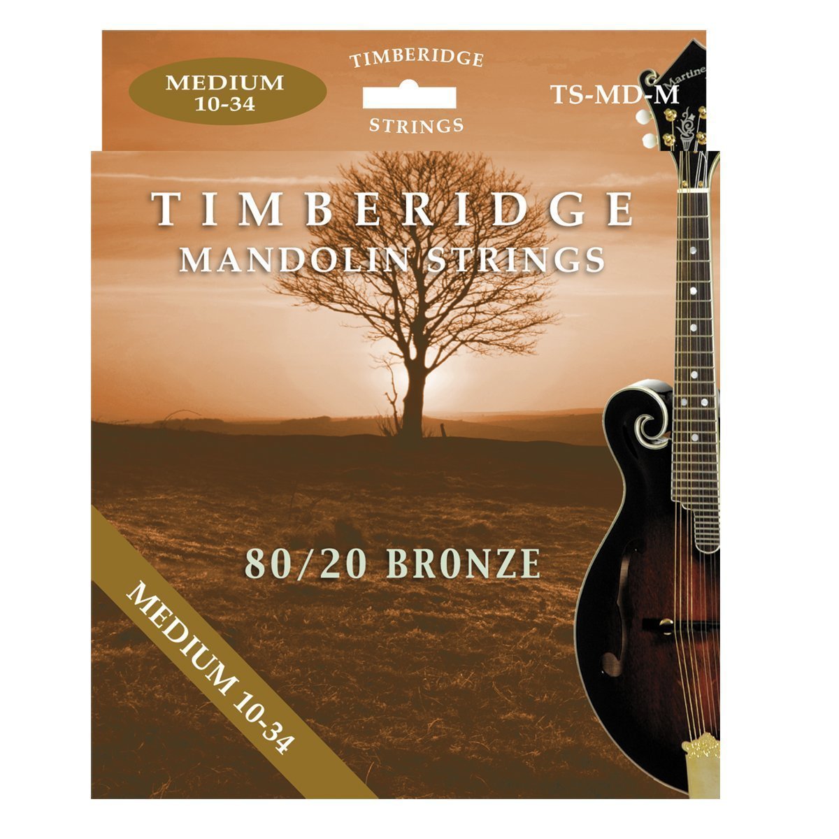 Timberidge Medium Tension 80/20 Bronze Mandolin Strings (10-34)