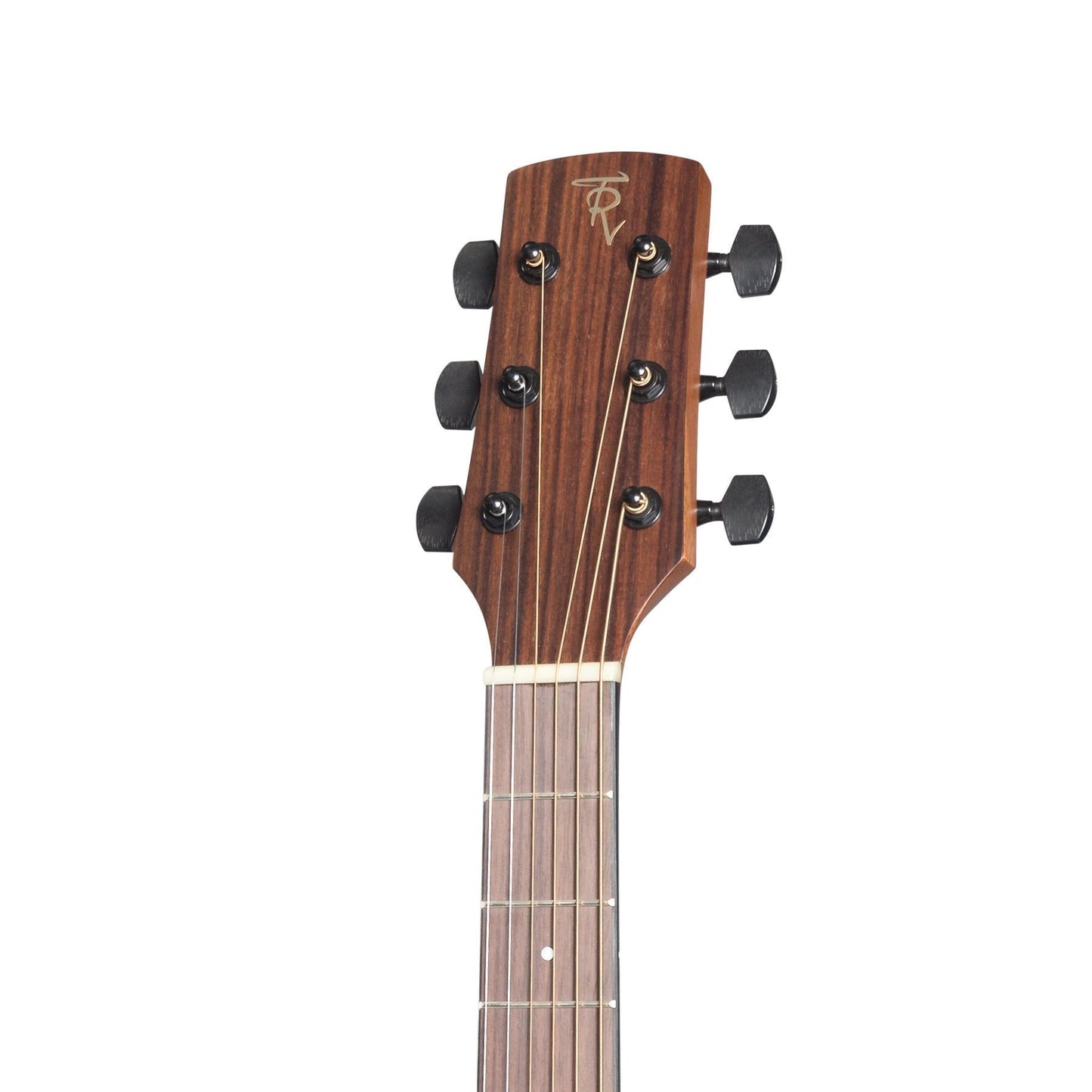 Timberidge 'Messenger Series' Left Handed Solid Mahogany Top Acoustic-Electric TS-Mini Guitar (Natural Satin)