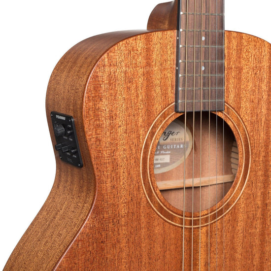 Timberidge 'Messenger Series' Solid Mahogany Top Acoustic-Electric TS-Mini Guitar (Natural Satin)