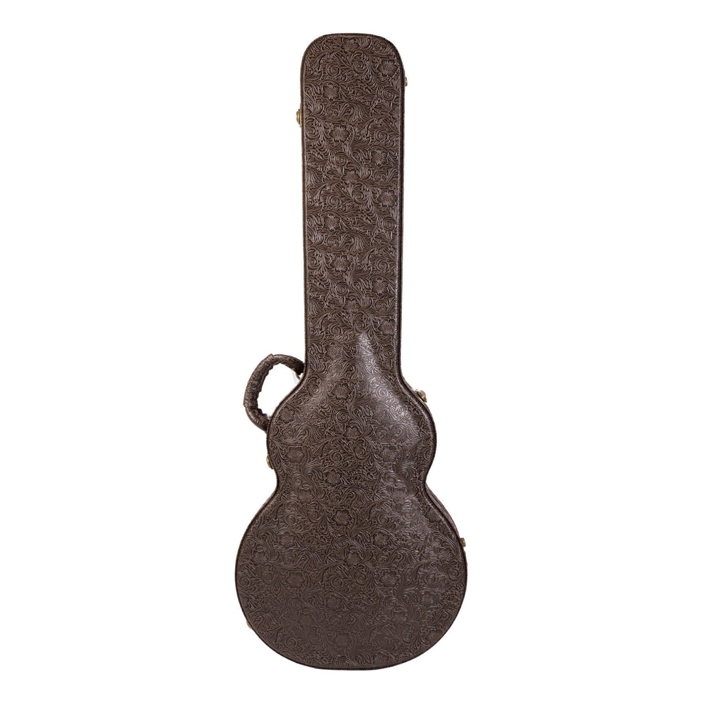 Tokai Deluxe Shaped LP-Style Electric Guitar Hard Case (Paisley Dark Brown)