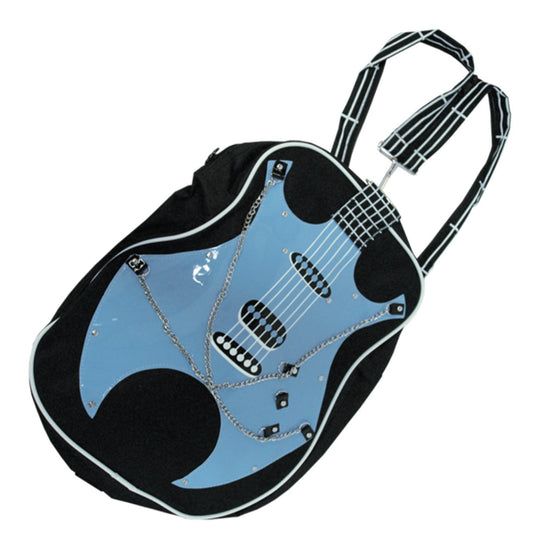 Big Band Guitar Shoulder Bag Light Blue