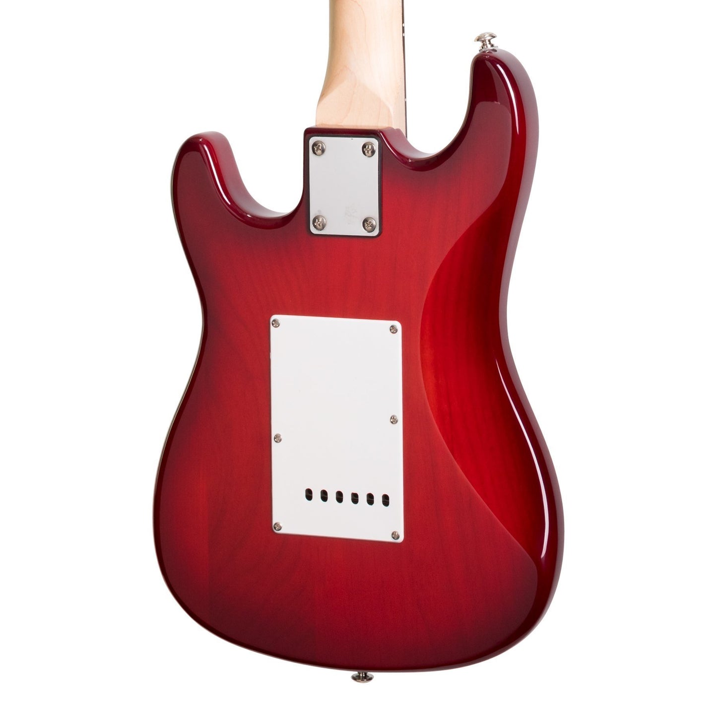 Casino ST-Style 3/4 Size Electric Guitar and 10 Watt Amplifier Pack (Transparent Wine Red)