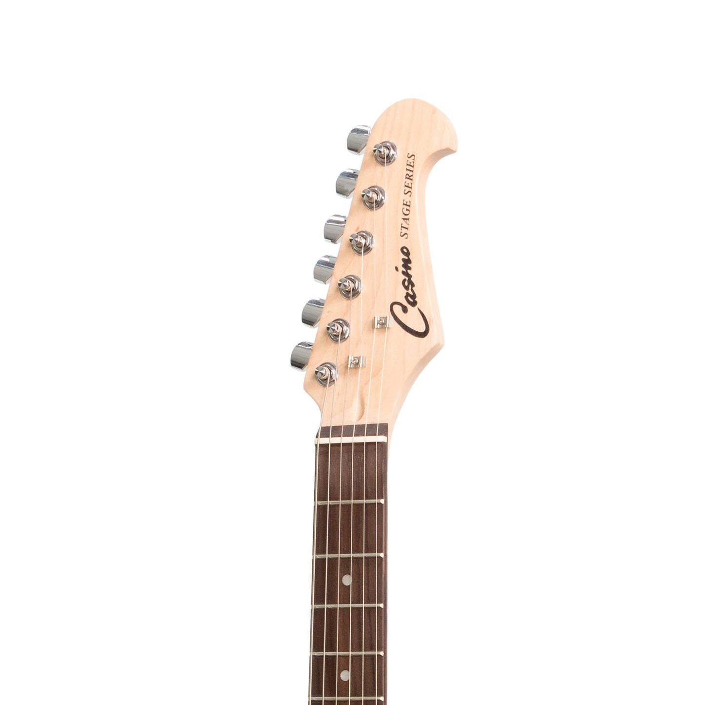 Casino ST-Style 3/4 Size Electric Guitar and 10 Watt Amplifier Pack (Transparent Wine Red)