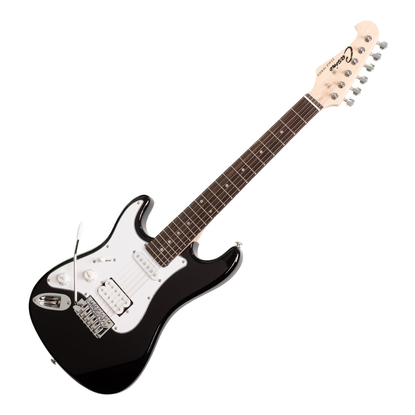 Casino ST-Style 3/4 Size Left Handed Electric Guitar and 10 Watt Amplifier Pack (Black)