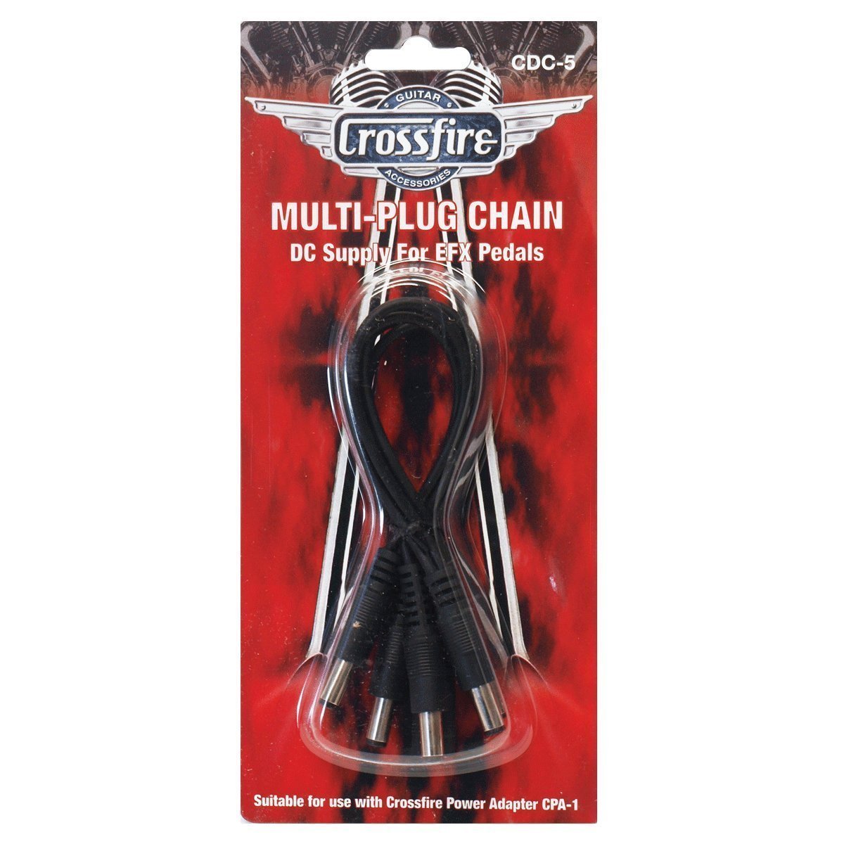 Crossfire 5-Plug Daisy-Chain (Straight Plugs)