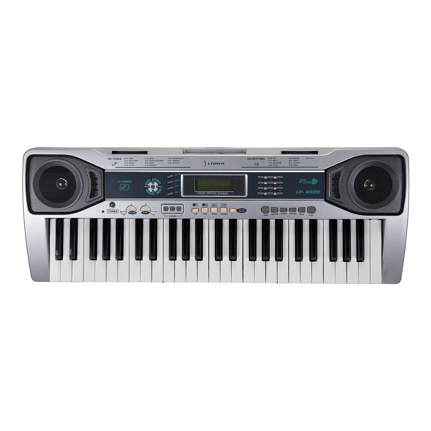 Crown 49 Note Portable Electronic Keyboard with Teaching Function