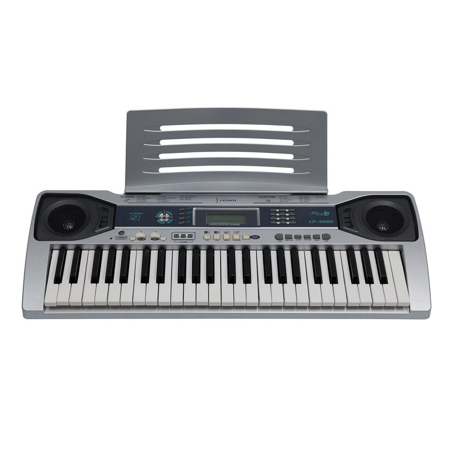Crown 49 Note Portable Electronic Keyboard with Teaching Function