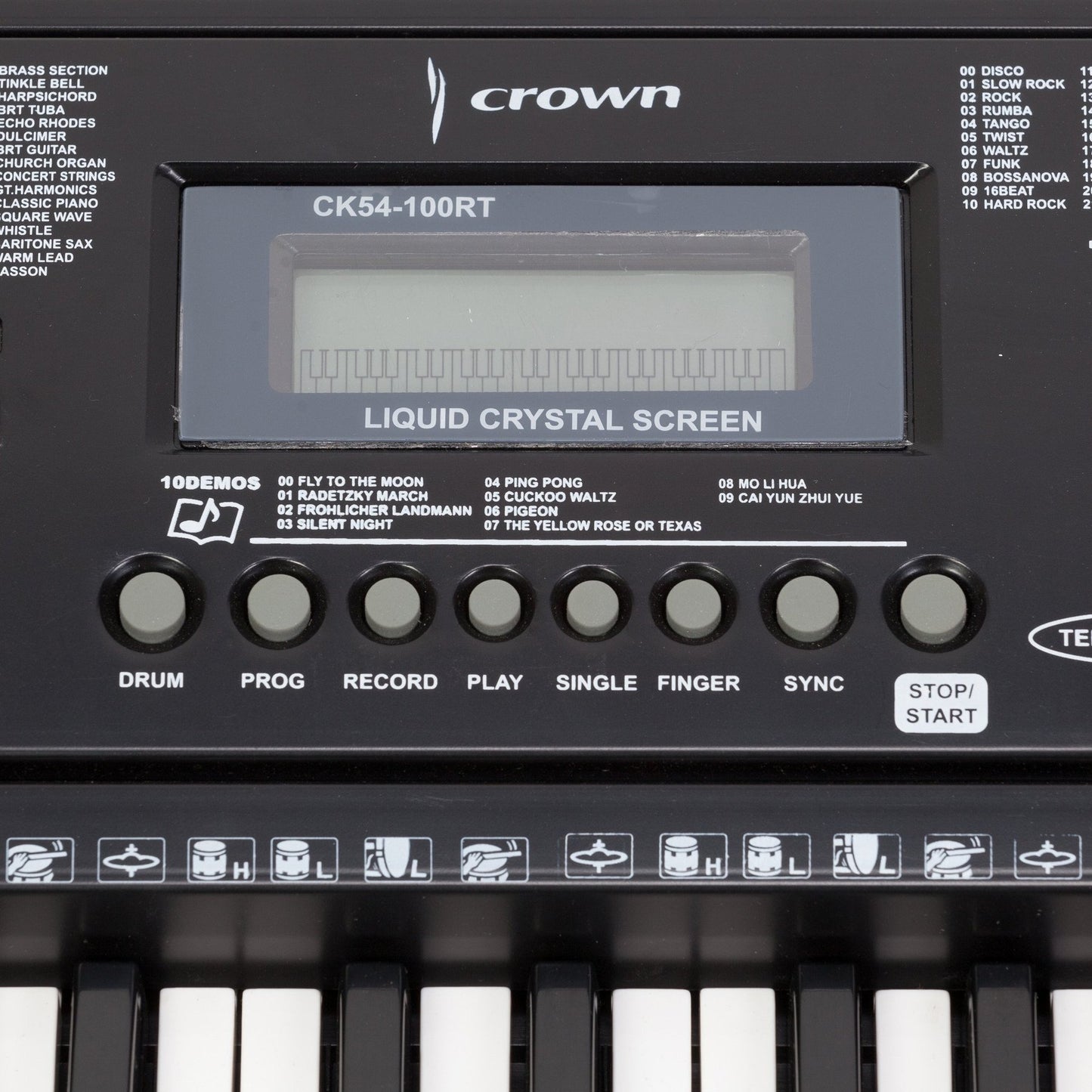 Crown 54 Note Electronic Portable Keyboard with Teaching Functions
