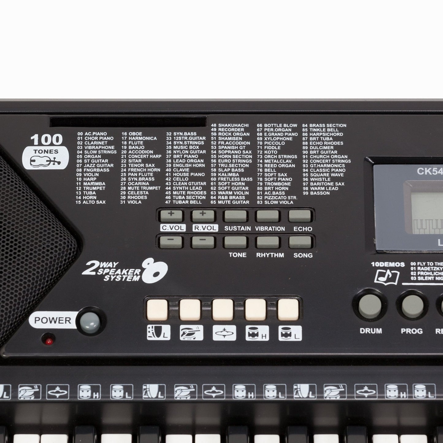 Crown 54 Note Electronic Portable Keyboard with Teaching Functions