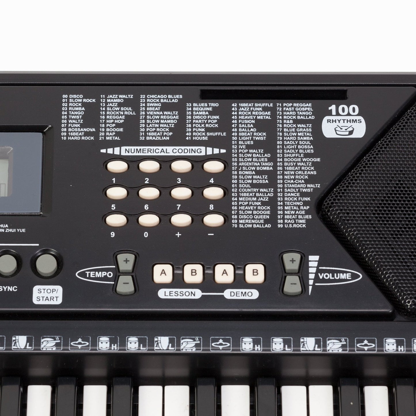 Crown 54 Note Electronic Portable Keyboard with Teaching Functions