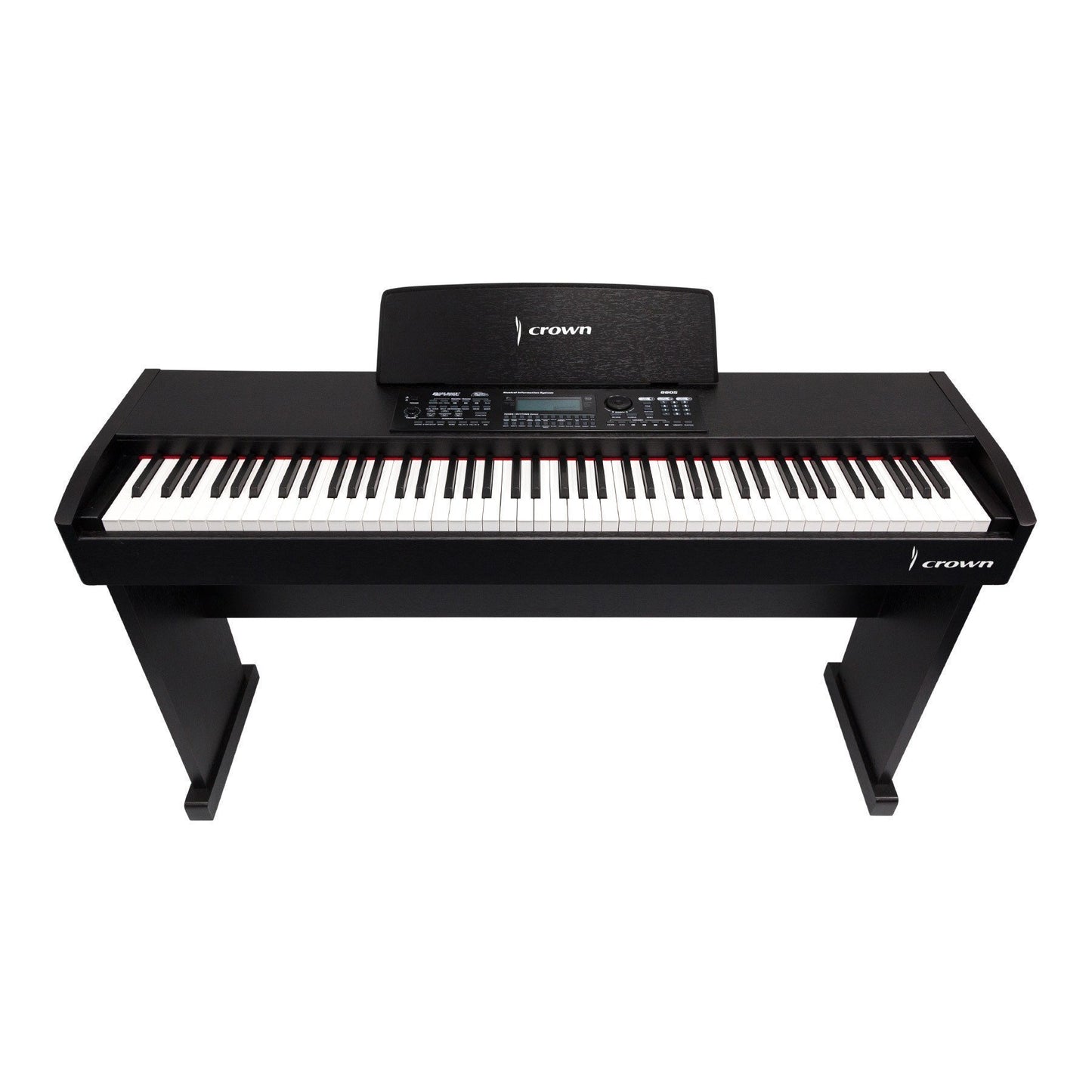 Crown 88-Key Hammer Action Compact Digital Piano (Black)