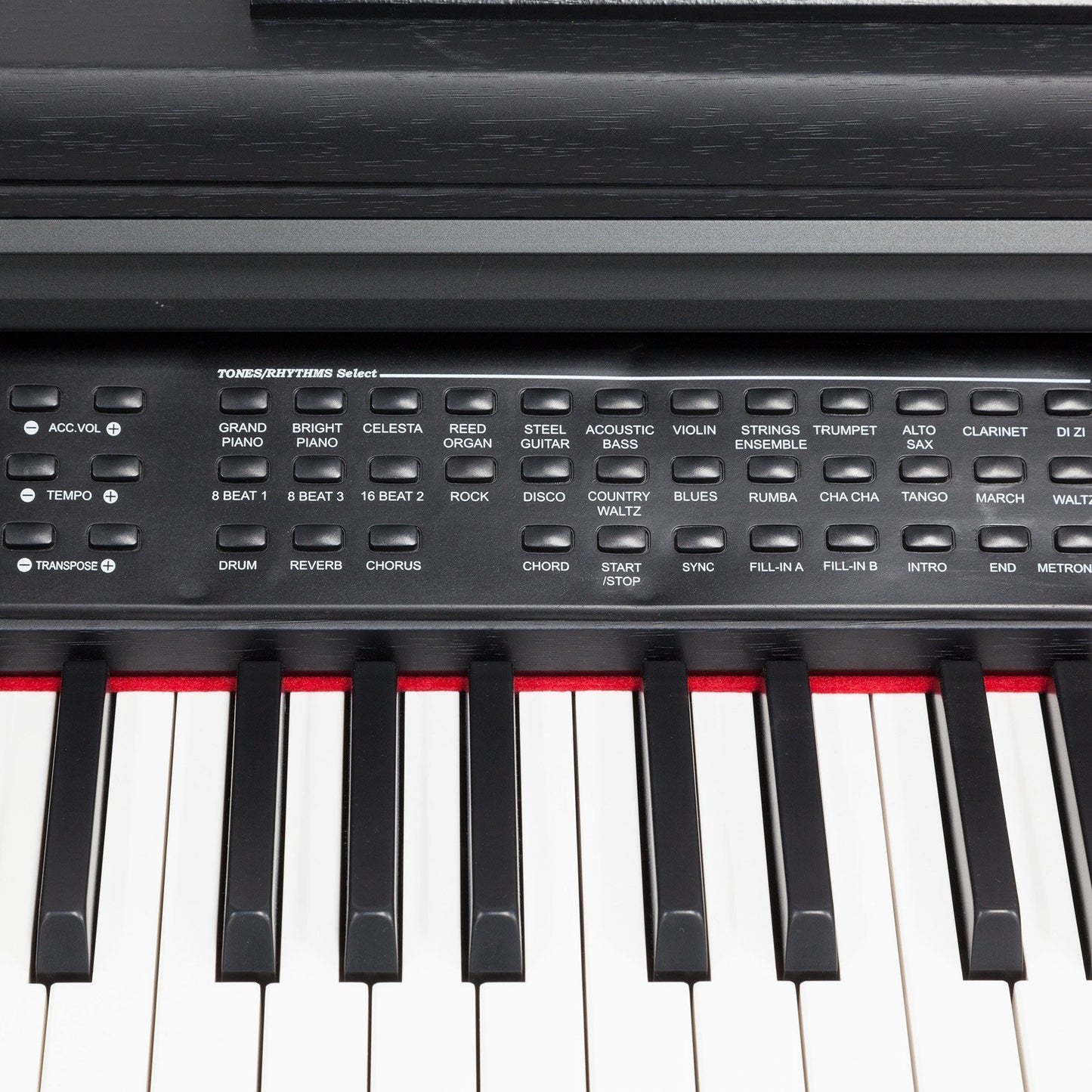 Crown 88-Key Hammer-Action Console Digital Piano (Black)