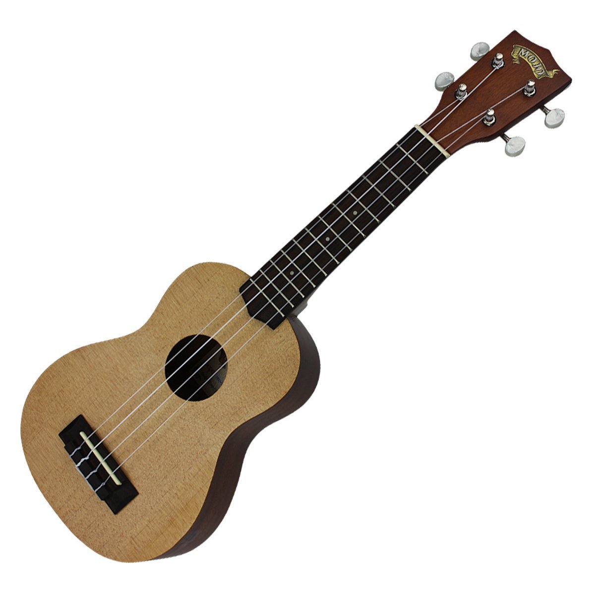 Mojo '50 Series' Spruce Solid Top Electric Soprano Ukulele with Gig Bag (Natural Satin)