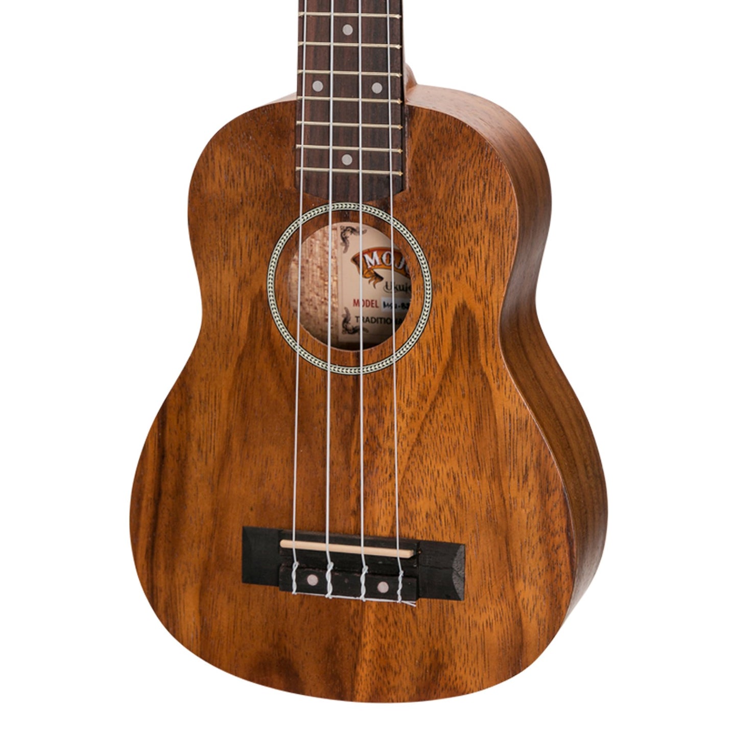 Mojo 'B80 Series' All Bubinga Electric Soprano Ukulele (Natural Satin)