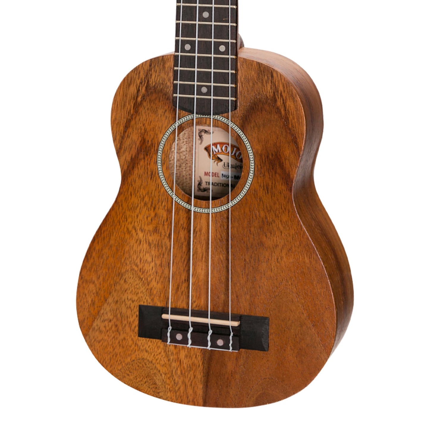 Mojo 'B80 Series' All Bubinga Soprano Ukulele (Natural Satin)
