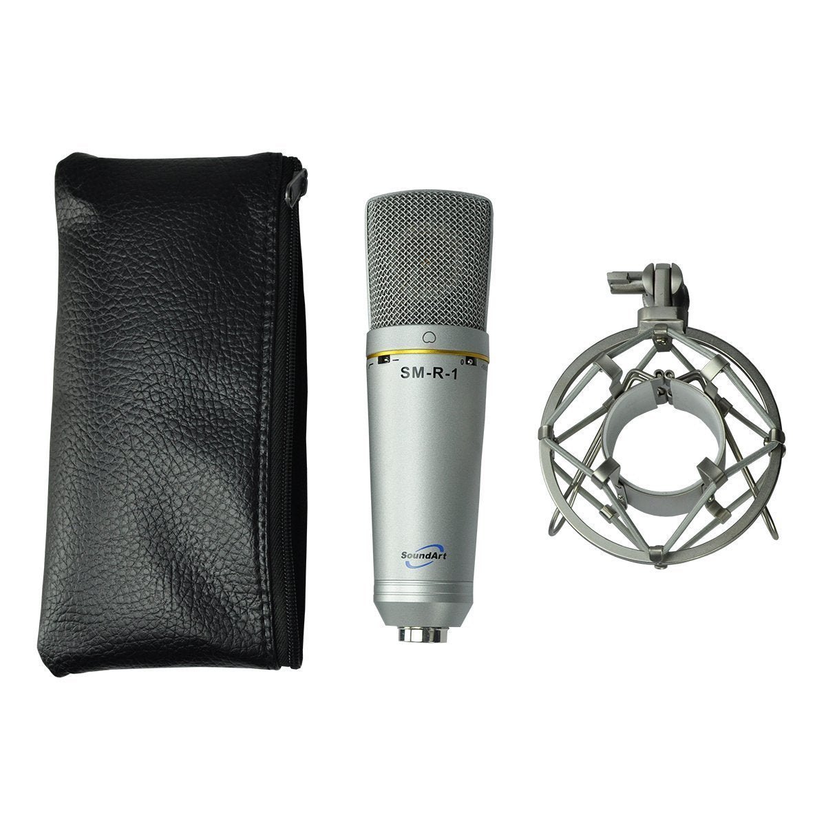 SoundArt Large Diaphragm Professional Condenser Microphone with Cradle