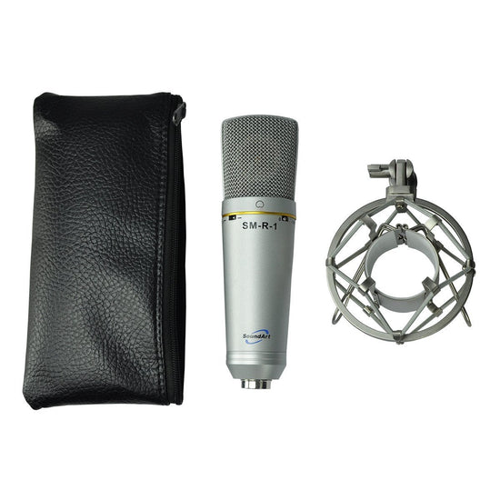 SoundArt Large Diaphragm Professional Condenser Microphone with Cradle